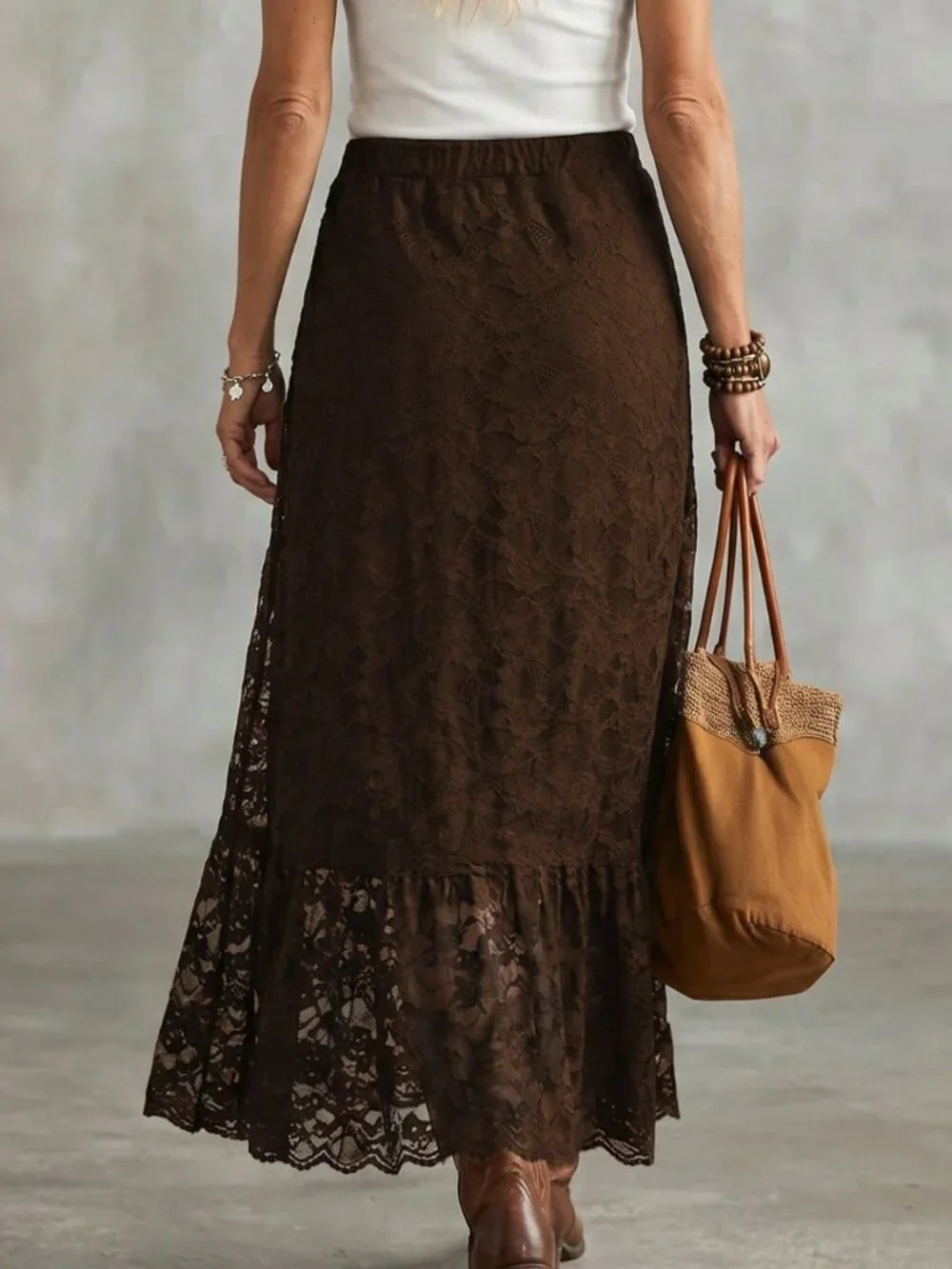 N/A brown lace
